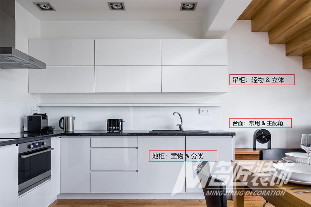 梅州厨房室内装修设计规划，让空间扩容提升厨房的收纳能力