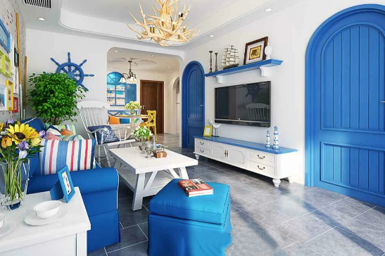 梅州地中海别墅风格装修设计，在家体验异域风情