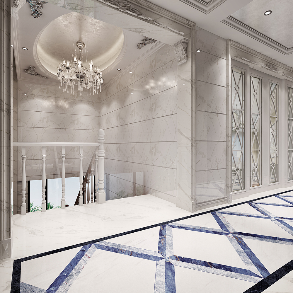 梅州碧桂园别墅350平米欧式风格装修案例-楼梯口